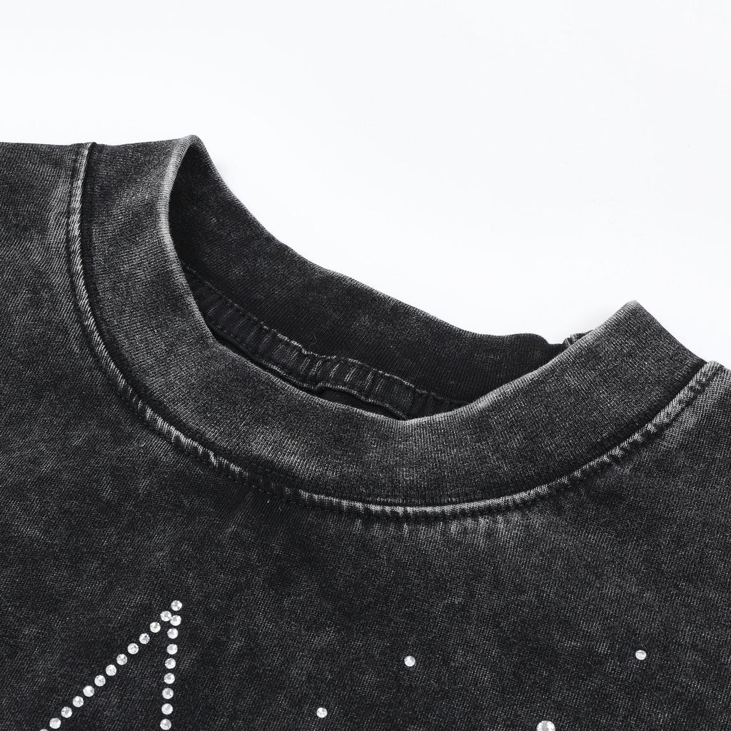 FIRST ROW Made in Heaven Angel Graphic Cropped T-Shirt ¡ª detail