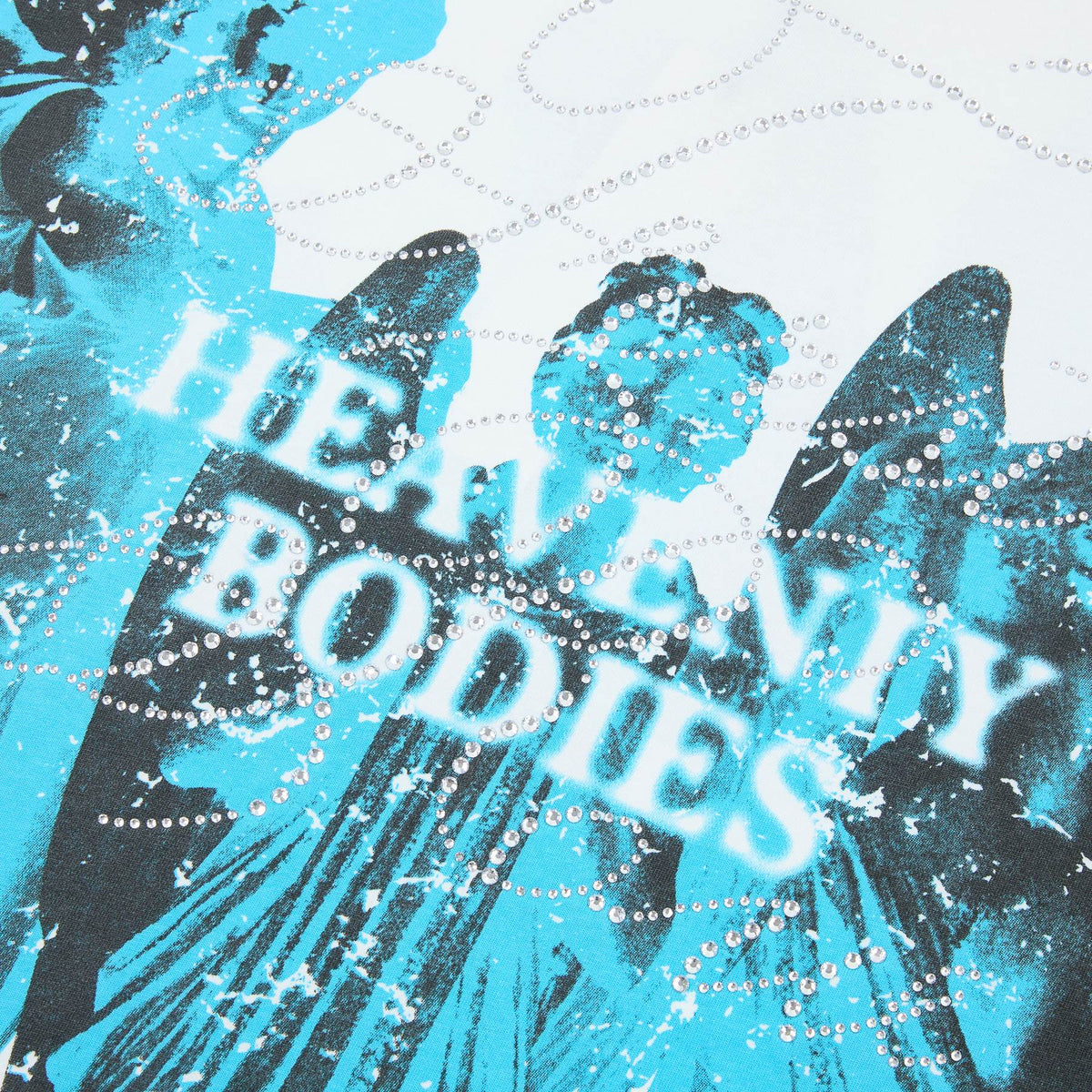 FIRST ROW Statues Rhinestone Graphic T-Shirt ¡ª detail