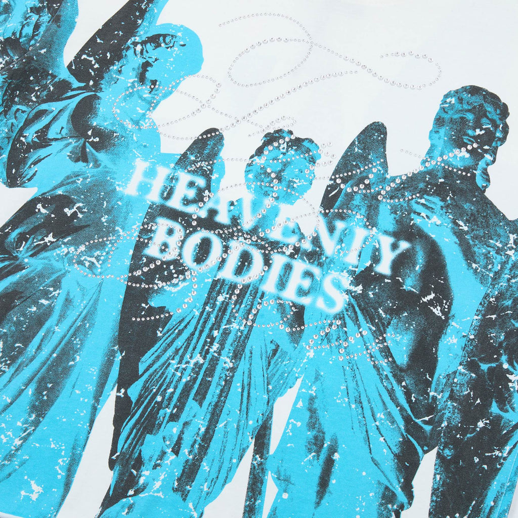 FIRST ROW Statues Rhinestone Graphic T-Shirt ¡ª detail