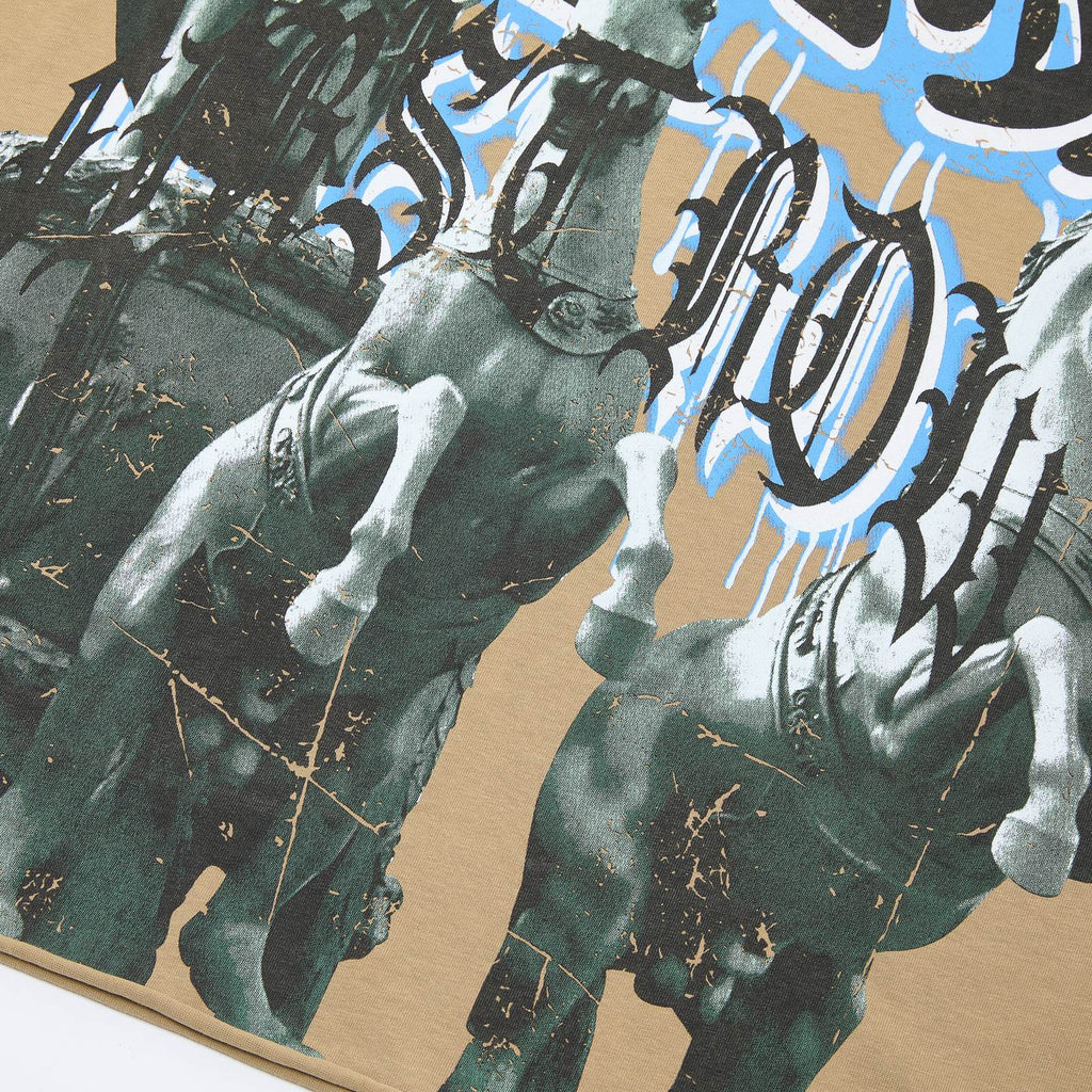 FIRST ROW Statue Horse Graphic T-Shirt ¡ª detail