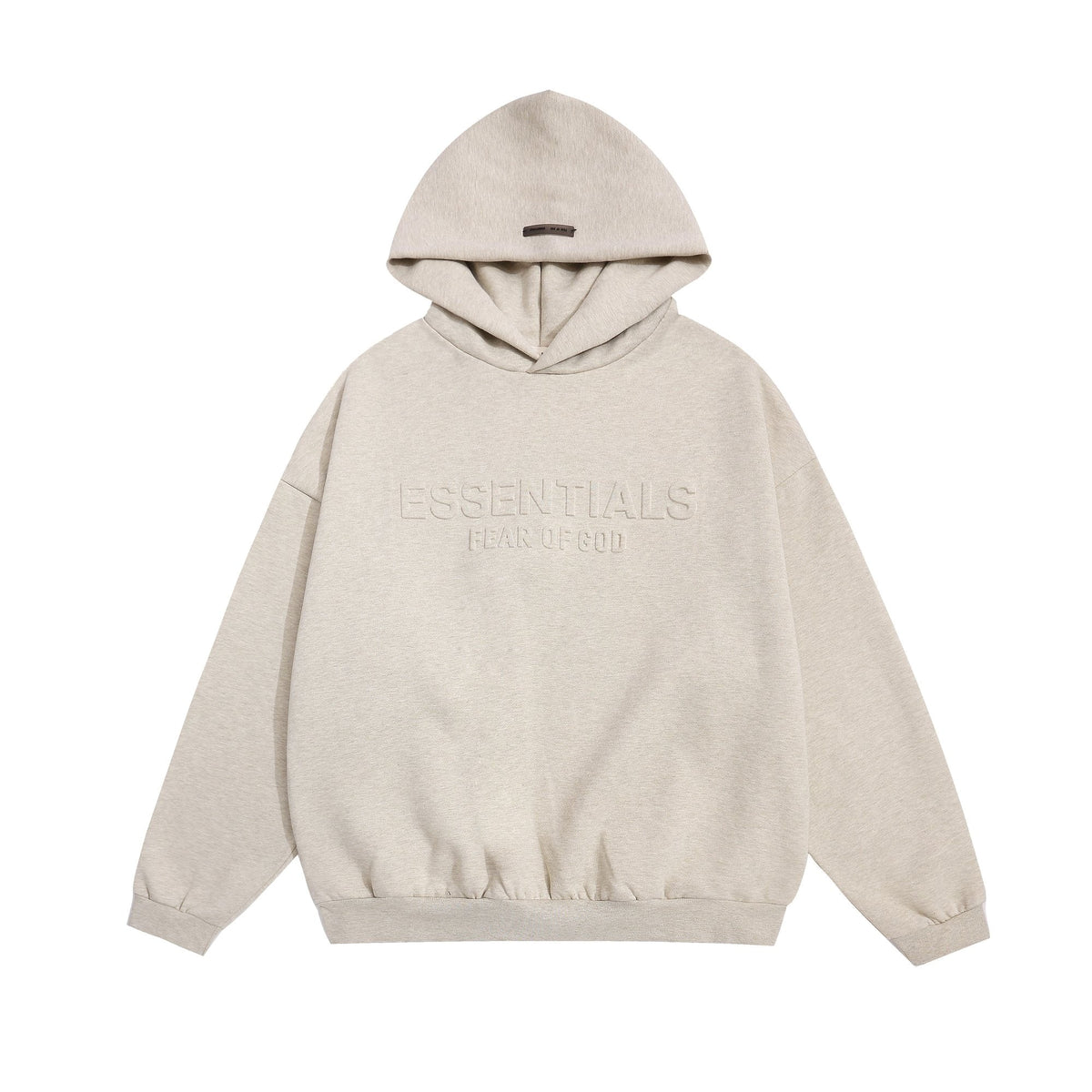 Fear of God Essentials Tonal Logo Light Grey Hoodie ¡ª hero