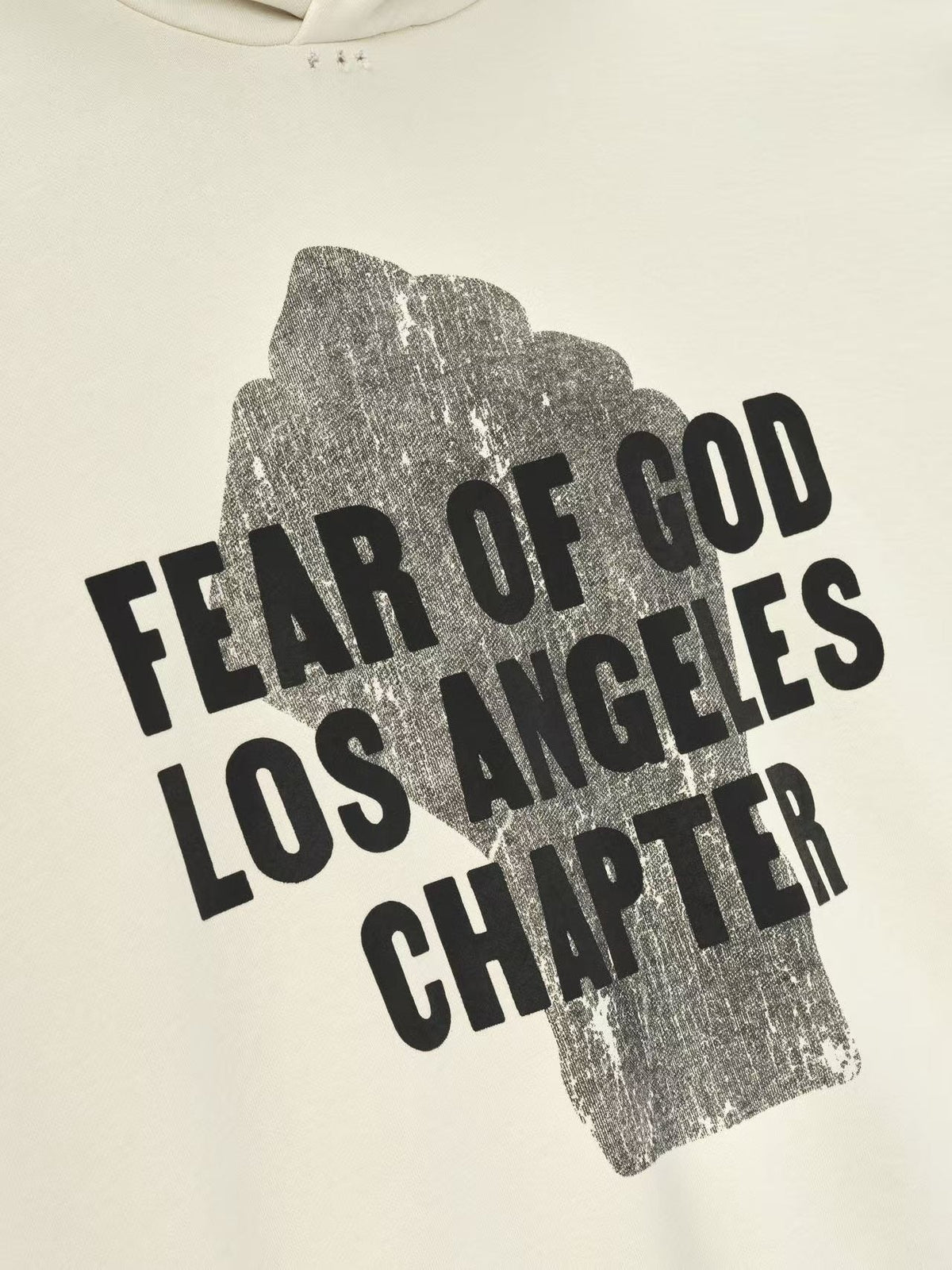 Fear of God Los Angeles Chapter 213 Graphic Hoodie ¡ª detail