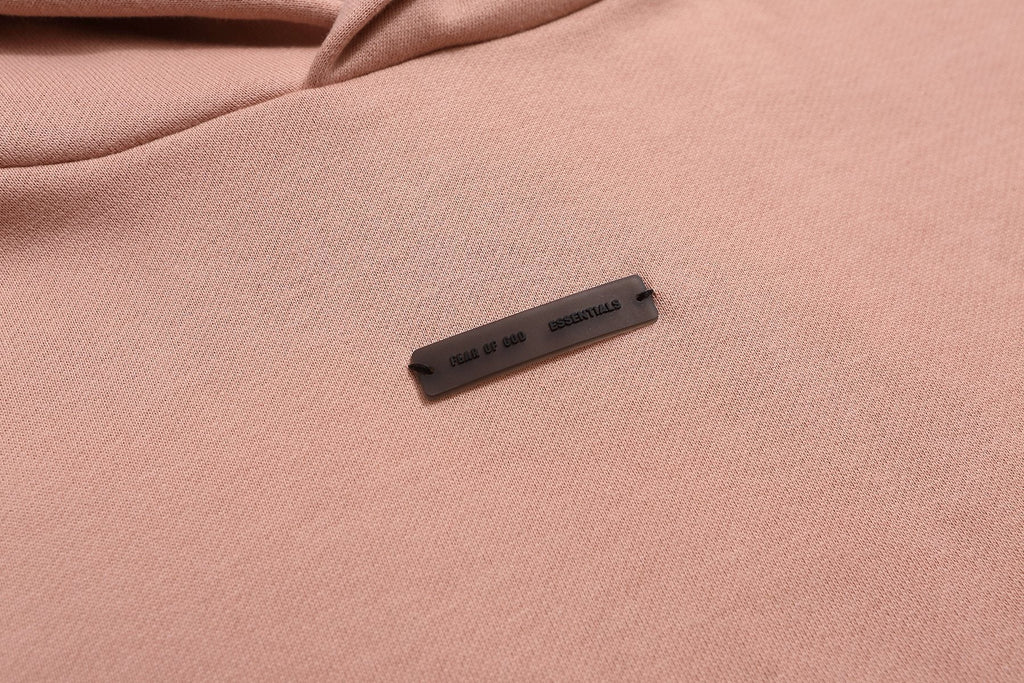 Fear of God Essentials Dusty Pink Hoodie & Sweatpants Set ¡ª detail