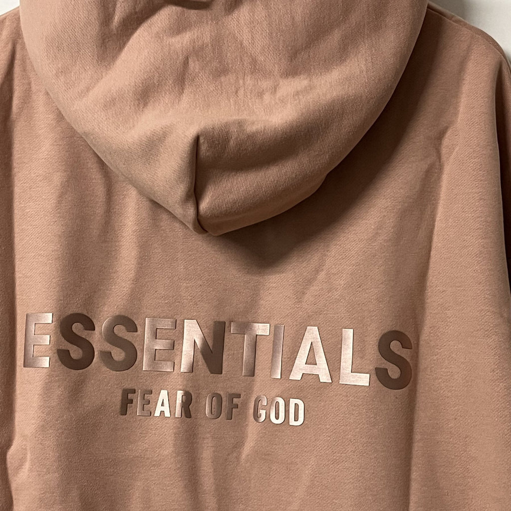 Fear of God Essentials Dusty Pink Hoodie & Sweatpants Set ¡ª detail