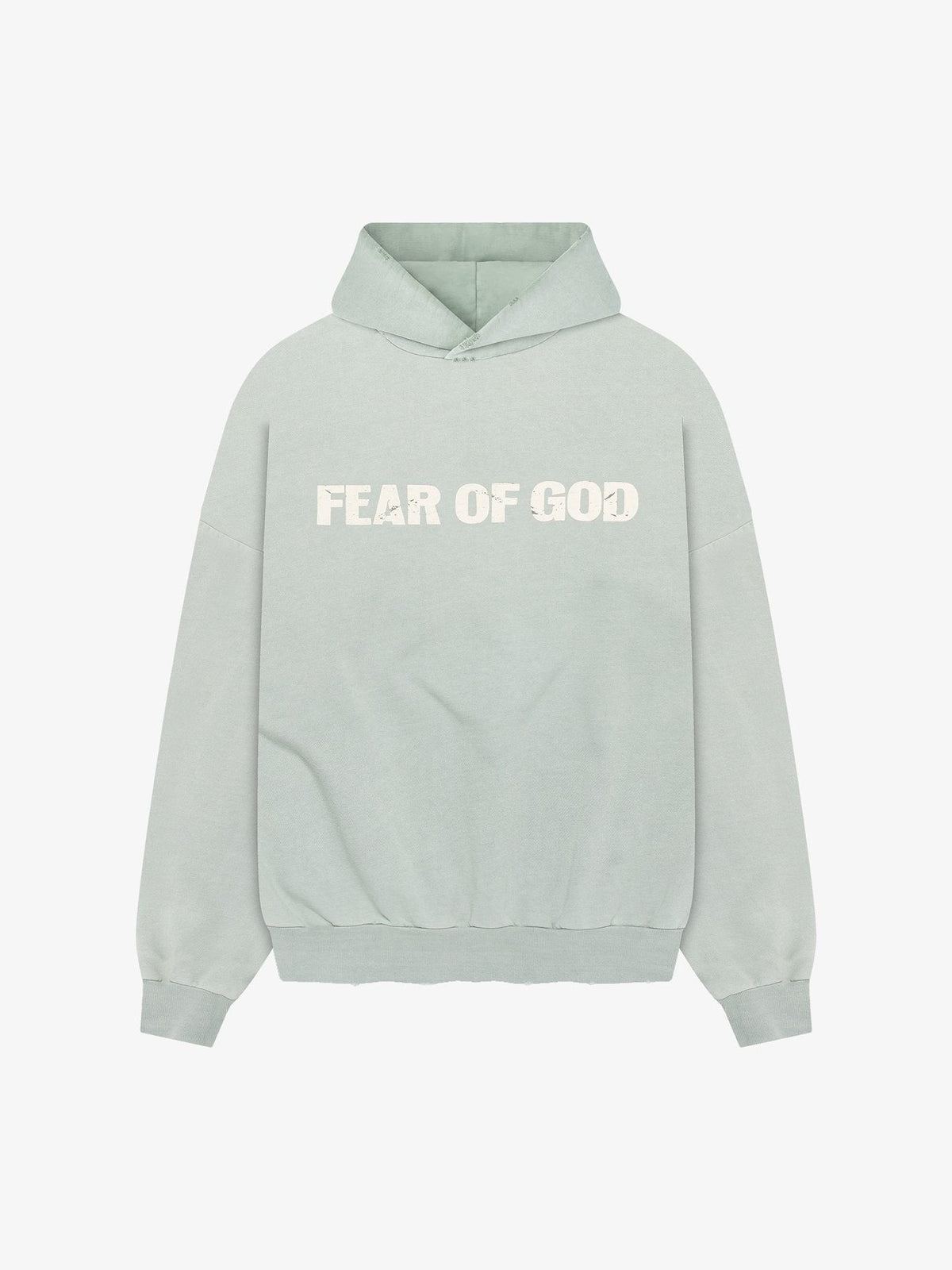 Fear of God Heaven Is Crying for Justice Graphic Hoodie ¡ª front