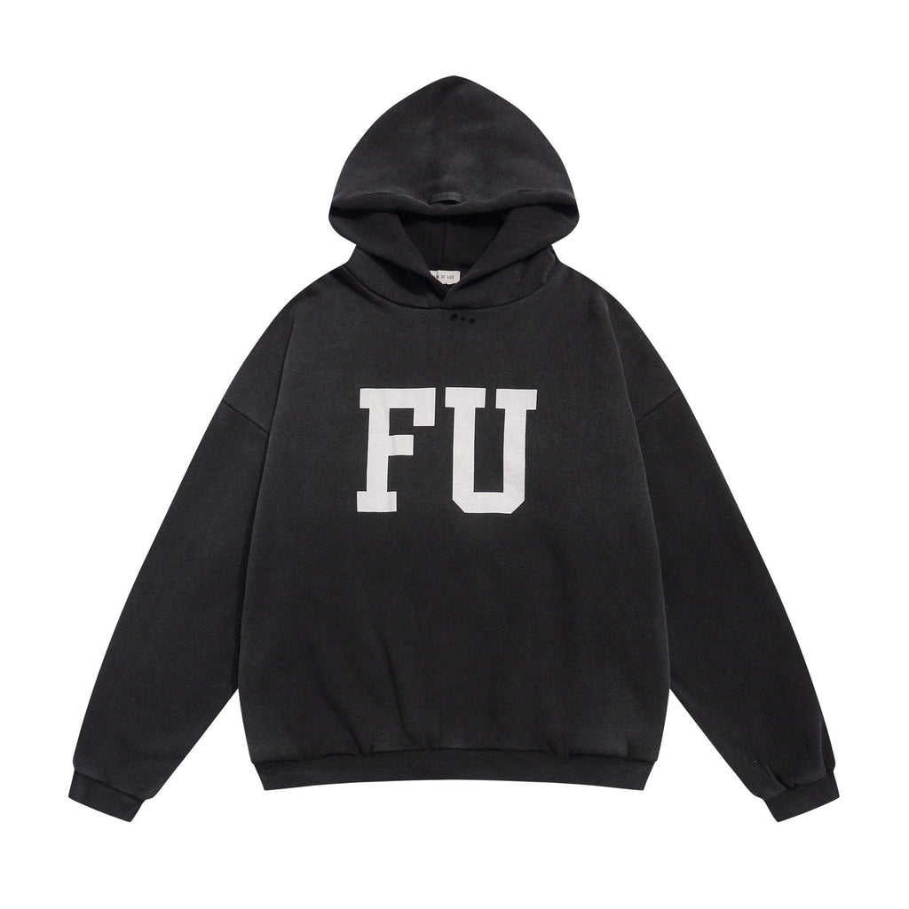 Fear of God Black Text Graphic Pullover Hoodie ¡ª hero