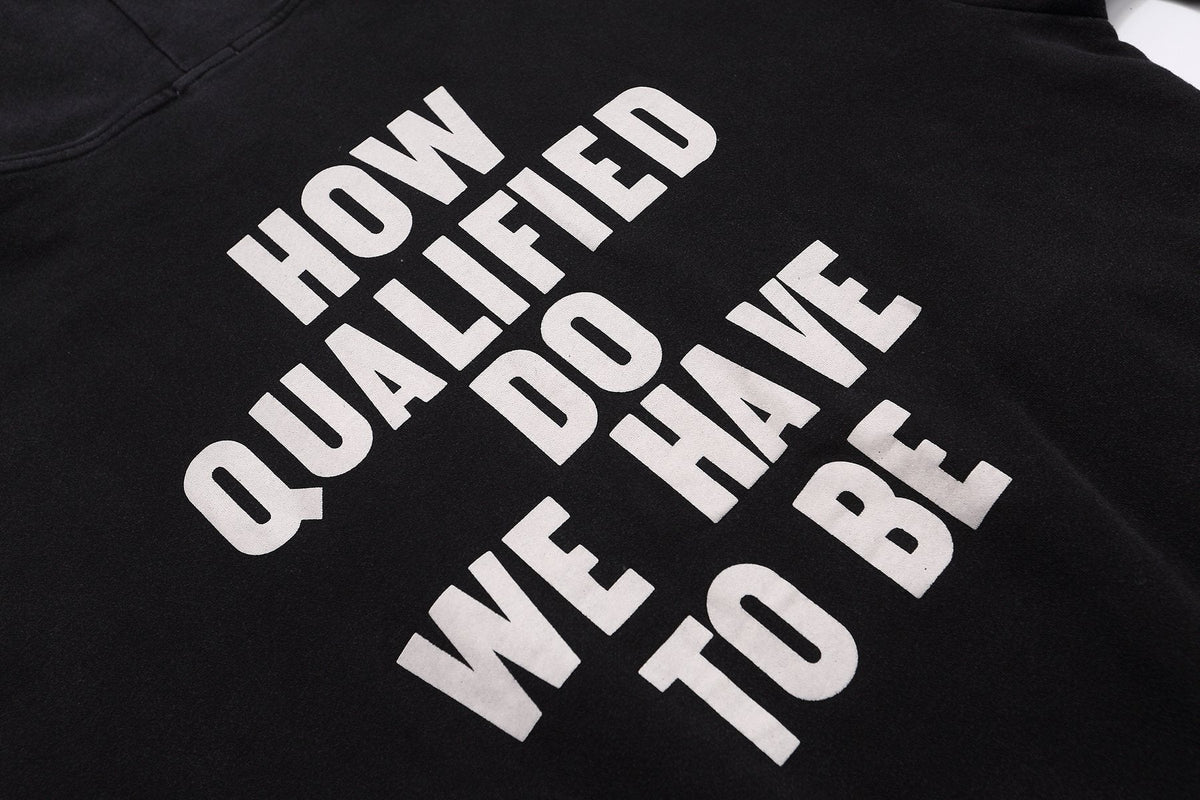 Fear of God FU Graphic Black Hoodie ¡ª detail