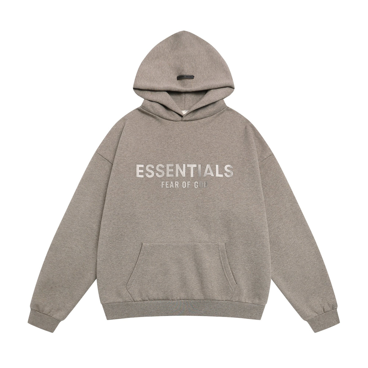 Essentials Fear of God Embossed Wordmark Pullover Hoodie ¡ª hero
