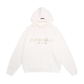 Essentials Fear of God Embossed Wordmark Pullover Hoodie ¡ª front