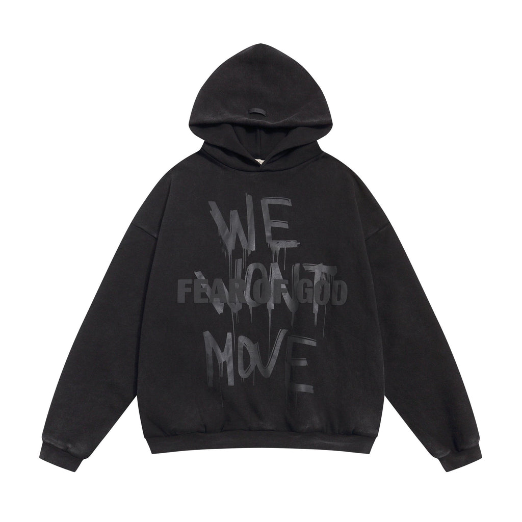 Fear of God Washed Black Side-Pocket Graphic Hoodie ¡ª hero