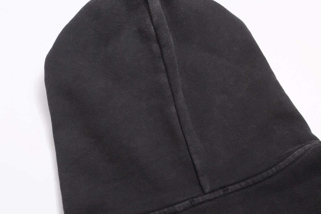Fear of God Washed Black Side-Pocket Graphic Hoodie ¡ª detail