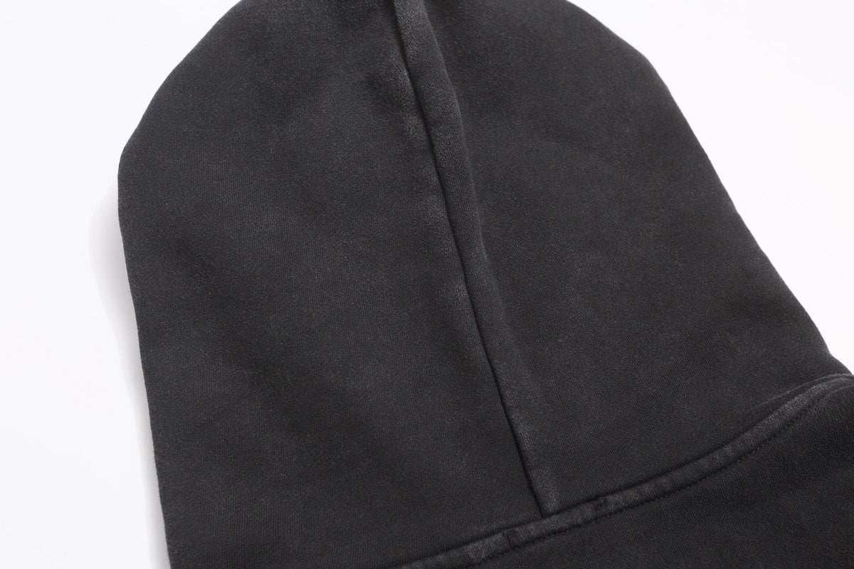 Fear of God Washed Black Side-Pocket Graphic Hoodie ¡ª detail