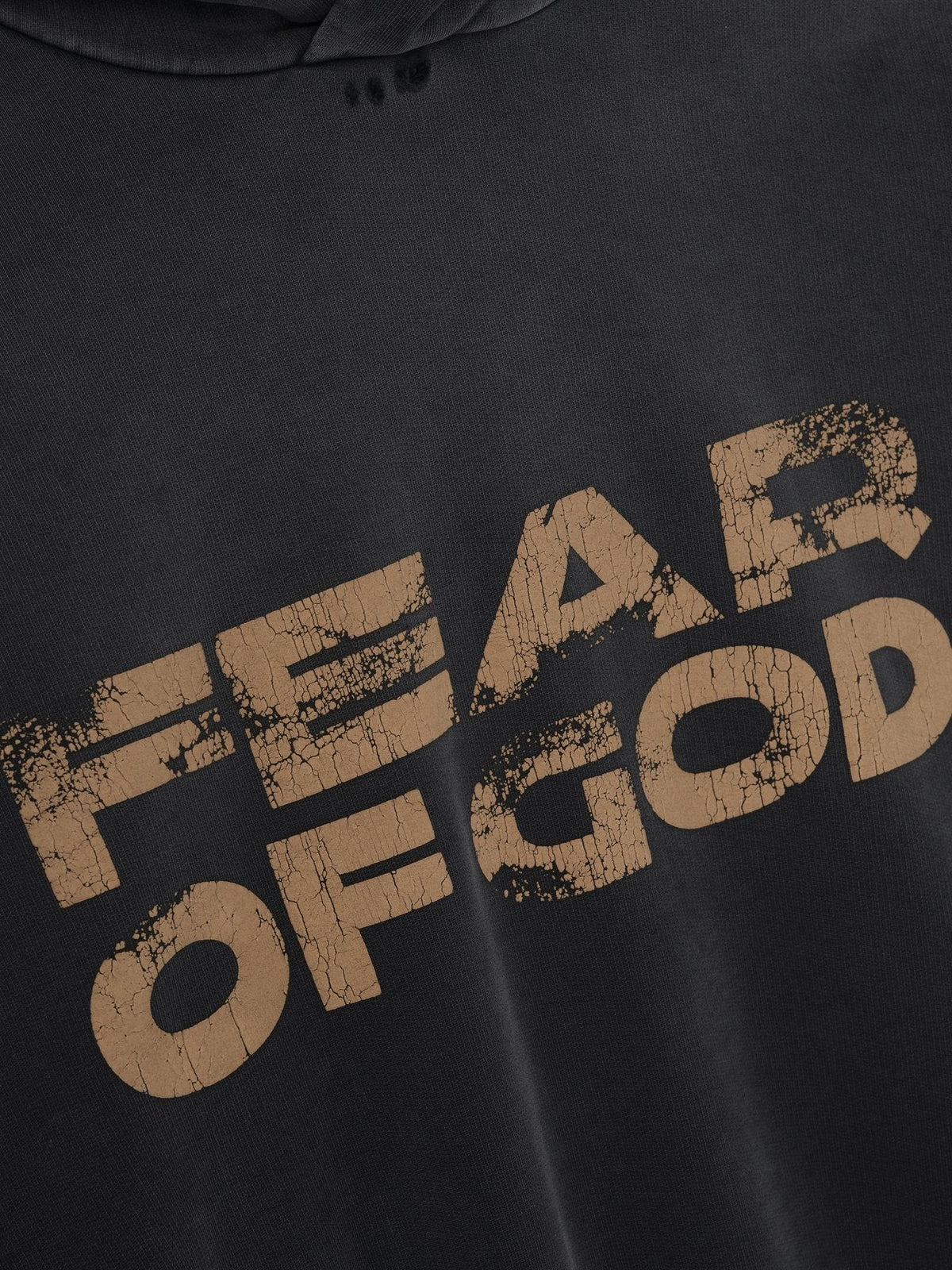 Fear of God Washed Black Side-Pocket Hoodie ¡ª detail