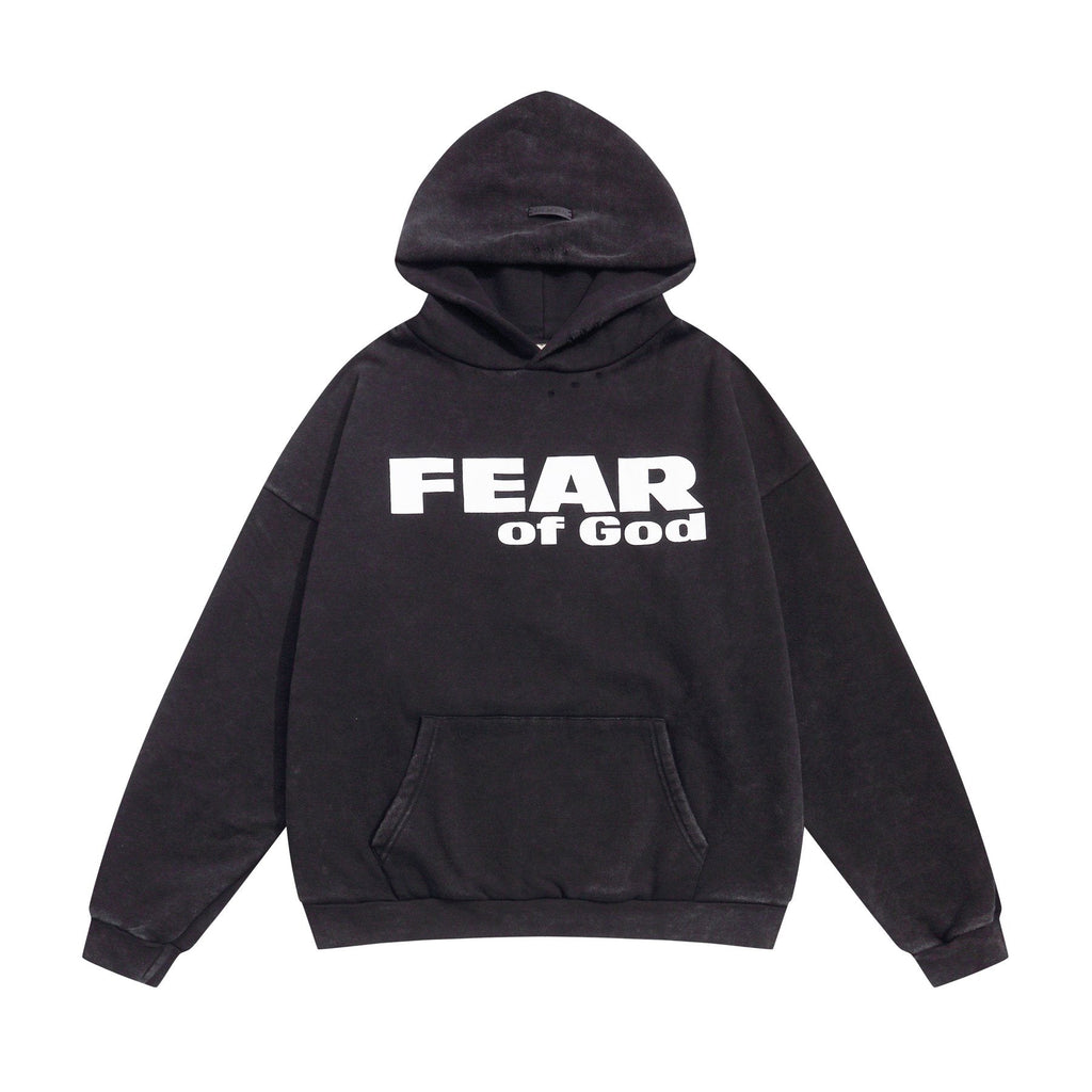 Fear of God Washed Graphic Pullover Hoodie ¡ª front