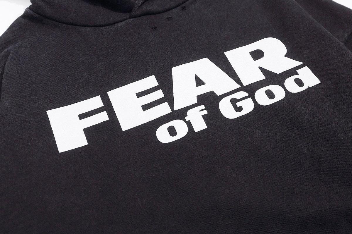 Fear of God Washed Graphic Pullover Hoodie ¡ª detail