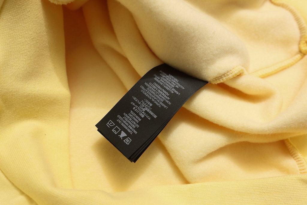 FOG Educate the Young Pale Yellow Hoodie ¡ª hang_tag
