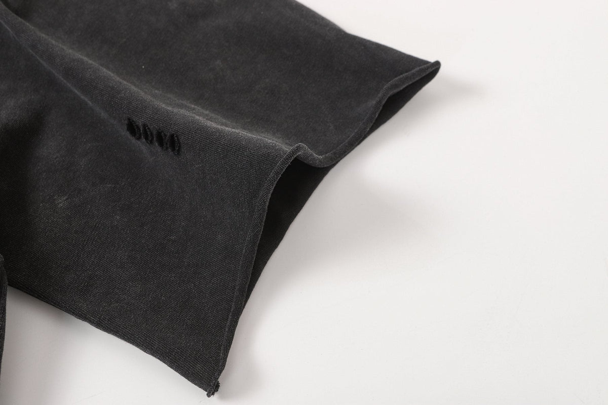 SAINT Racing Graphic Short-Sleeve T-Shirt in Black ¡ª fabric_closeup