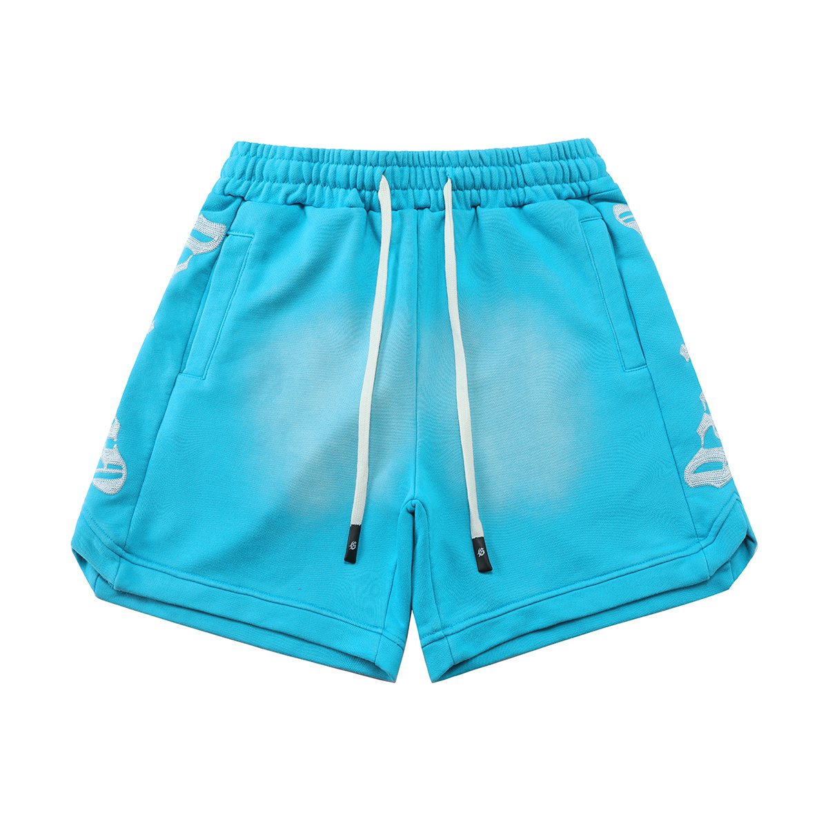 Godspeed Embroidered Drawstring Shorts ¡ª front