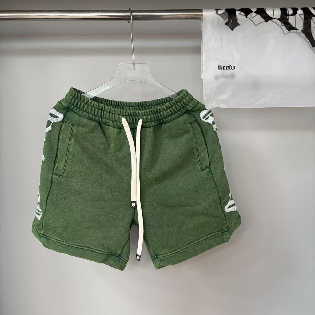 Godspeed Green Side Graphic Sweat Shorts ¡ª context