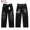 Valley Dreams Distressed Paint-Splatter Jeans ¡ª hero