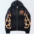 Valley Dreams Death or Glory Flame Zip Hoodie ¡ª hero