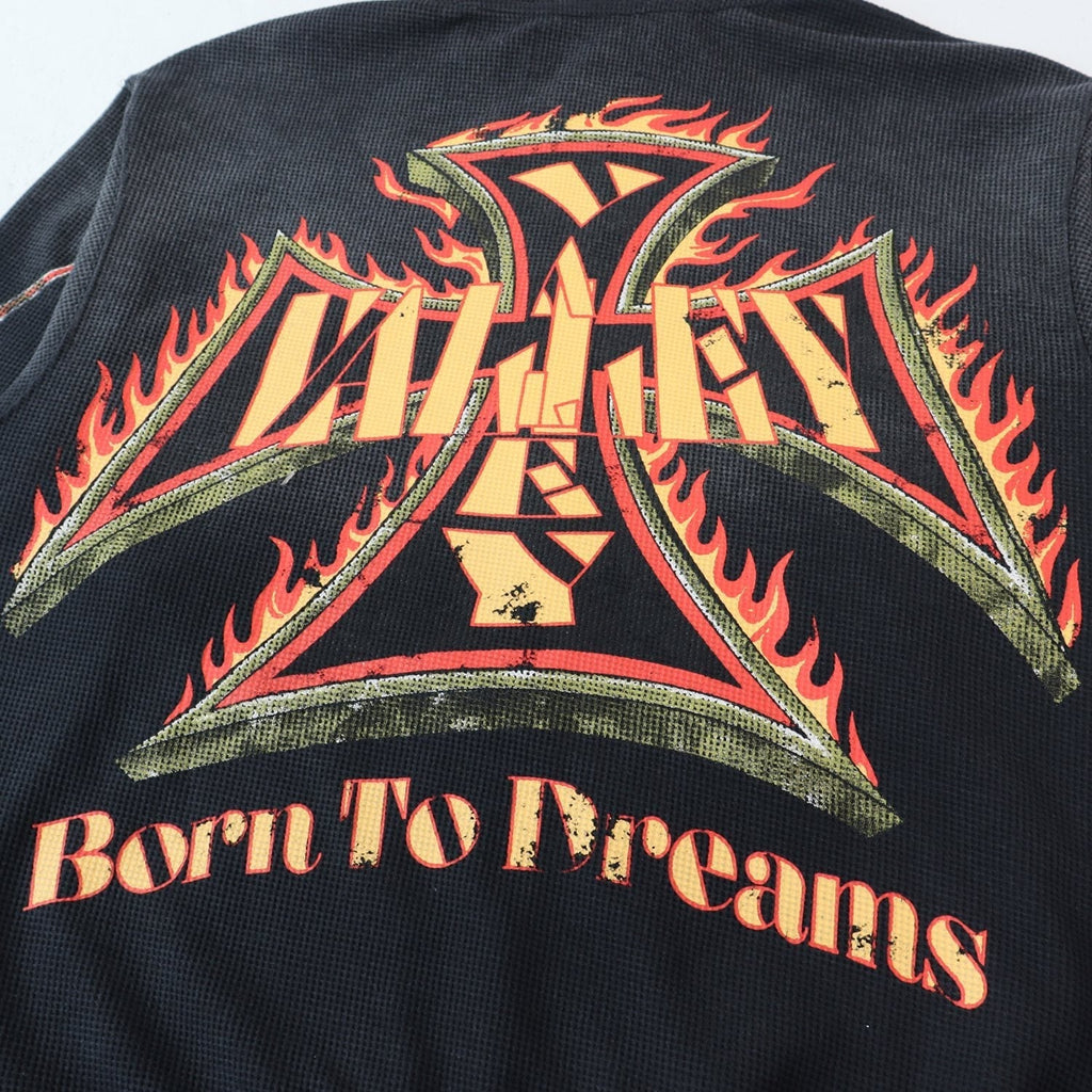 Valley Dreams Death or Glory Flame Zip Hoodie ¡ª detail
