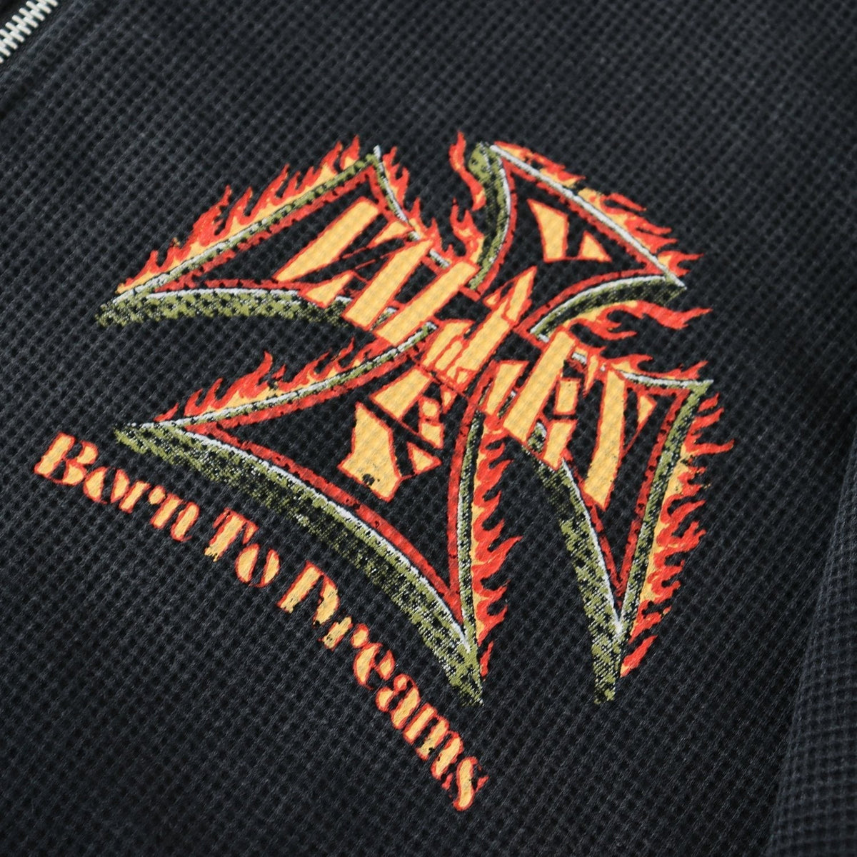 Valley Dreams Death or Glory Flame Zip Hoodie ¡ª detail
