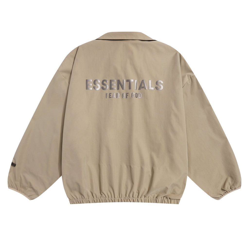 Fear of God Essentials Half-Zip Windbreaker Jacket ¡ª back