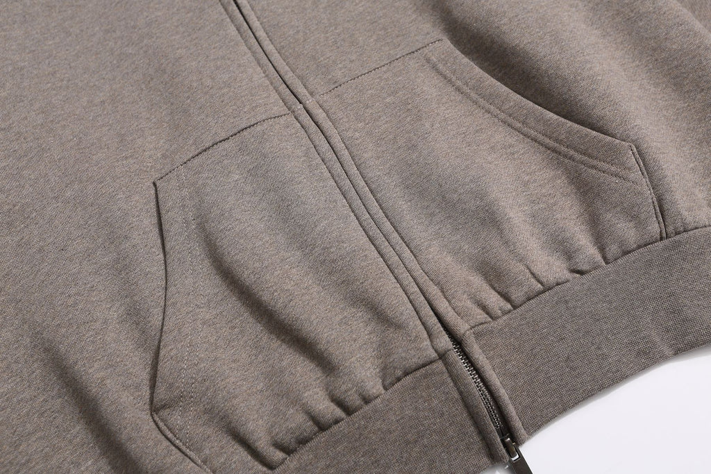 Fear of God Essentials Full-Zip Graphic Hoodie ¡ª detail