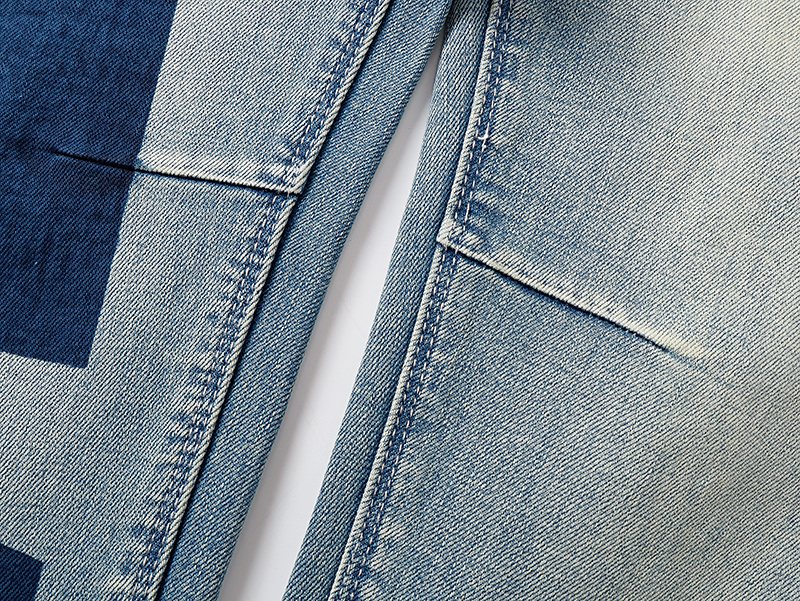 R+A Light Blue Lettered Jeans ¡ª detail