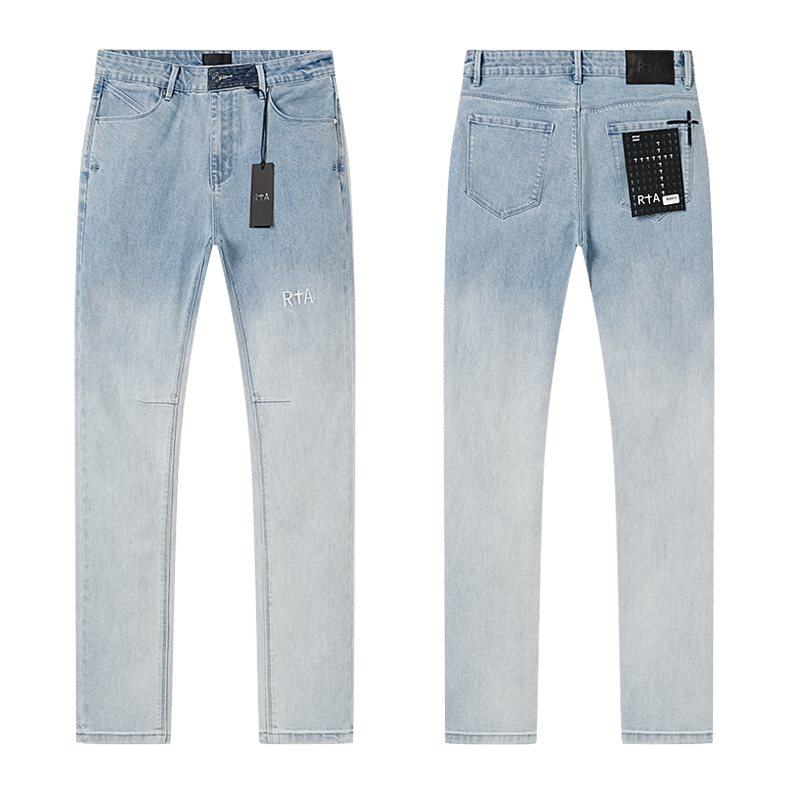 R+A Light Blue Washed Denim Jeans ¡ª hero