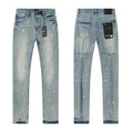 R+A Light Blue Paint-Splatter Distressed Jeans ¡ª hero