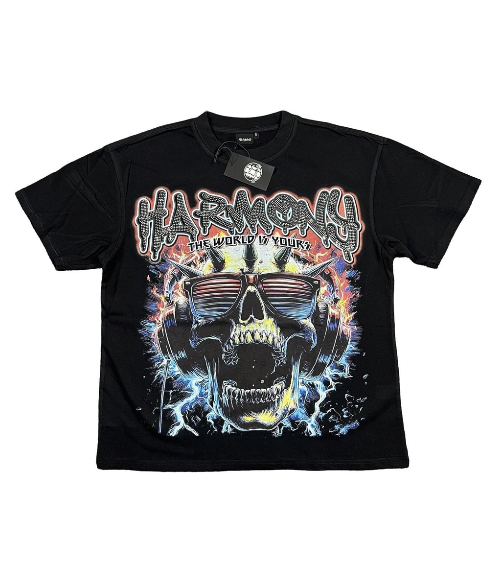 HARMONY New Age Skull Graphic Short-Sleeve T-Shirt ¡ª hero