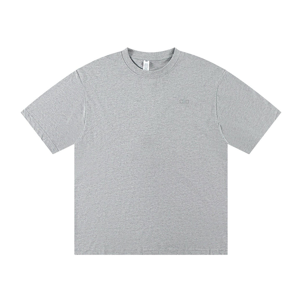 alo Solid Logo T-Shirt & Shorts Set ¡ª front