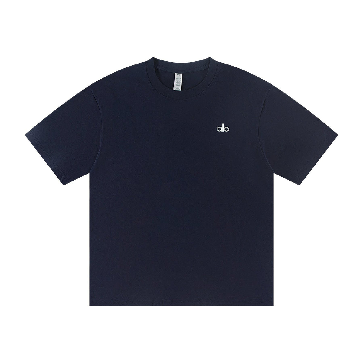 alo Solid Logo T-Shirt & Shorts Set ¡ª front