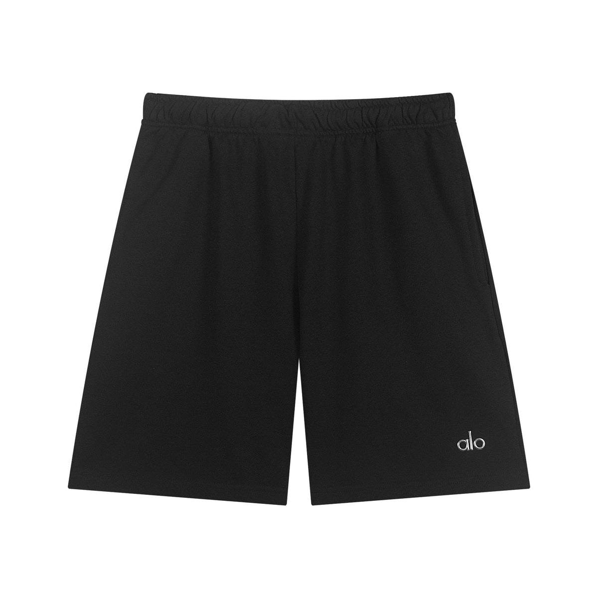 alo Elastic Waist Logo Detail Shorts ¡ª hero