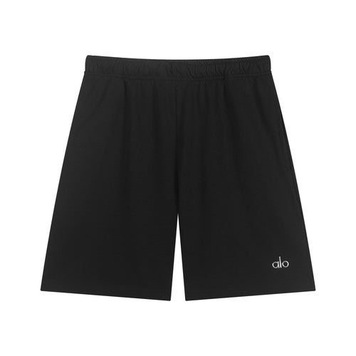 alo Elastic Waist Logo Detail Shorts ¡ª hero