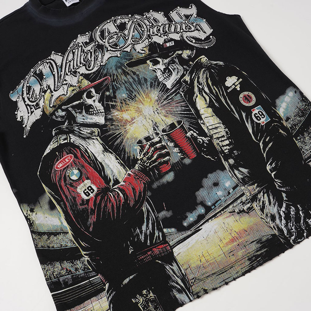 VALLEY Dreams Graphic Sleeveless T-Shirt ¡ª front
