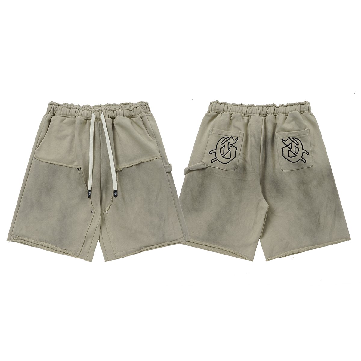 Godspeed Washed Graphic Sweat Shorts ¡ª front