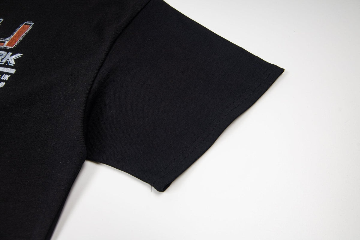 ASAALL Black Front & Back Graphic T-Shirt ¡ª detail