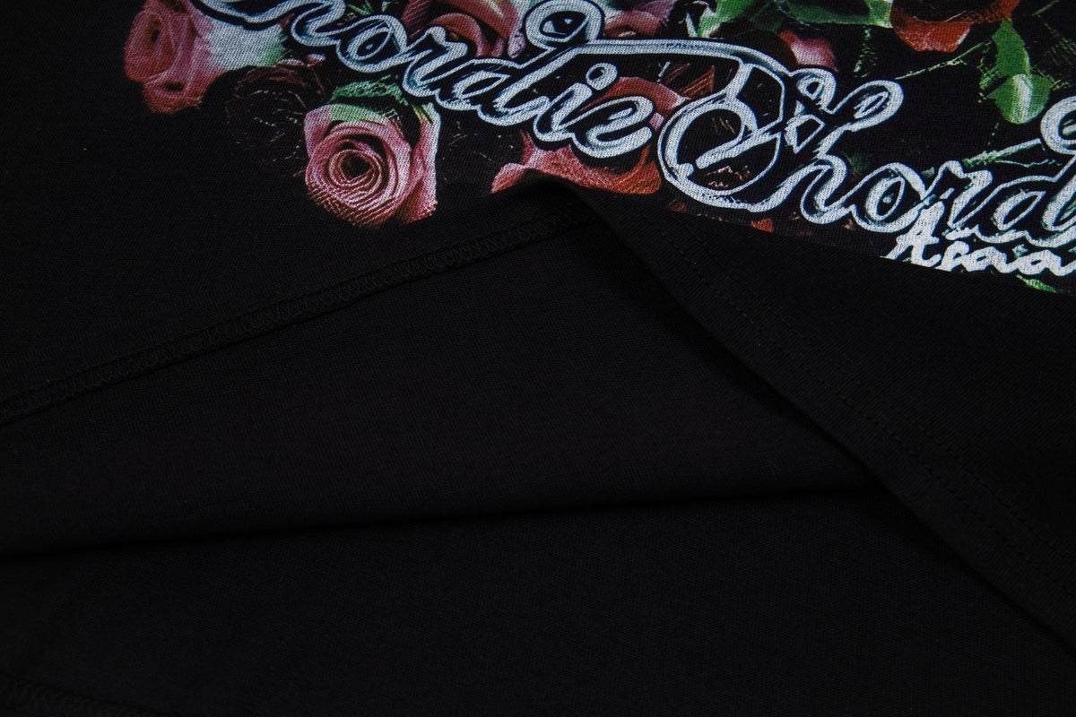 ASAALL Portrait Rose Graphic T-Shirt ¡ª detail