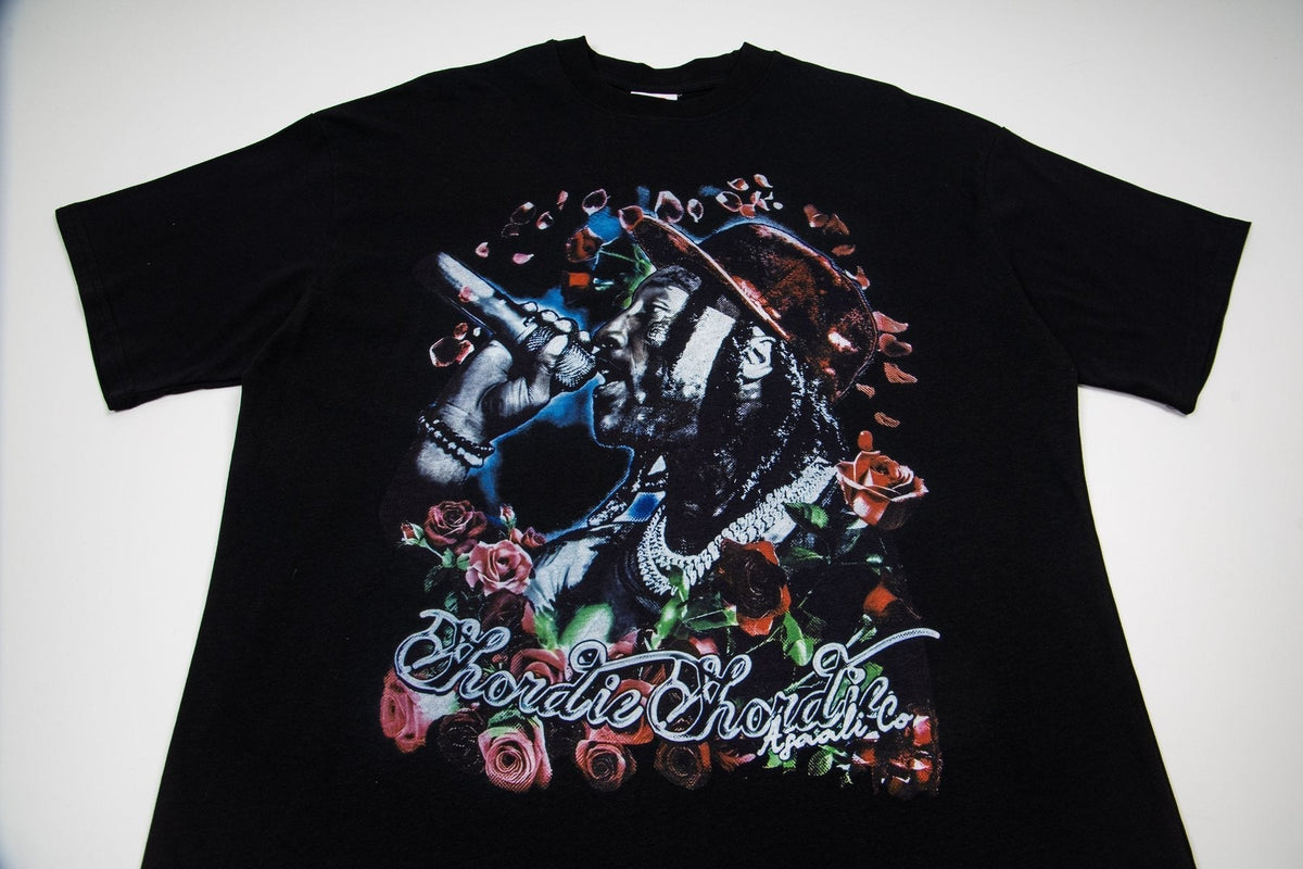 ASAALL Portrait Rose Graphic T-Shirt ¡ª front