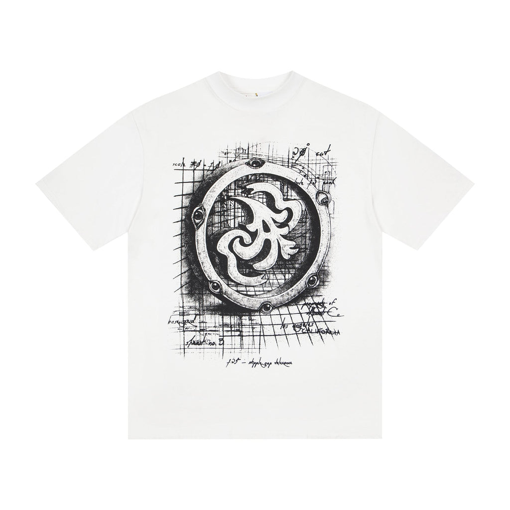ASAALL White Graphic Short-Sleeve T-Shirt ¡ª hero