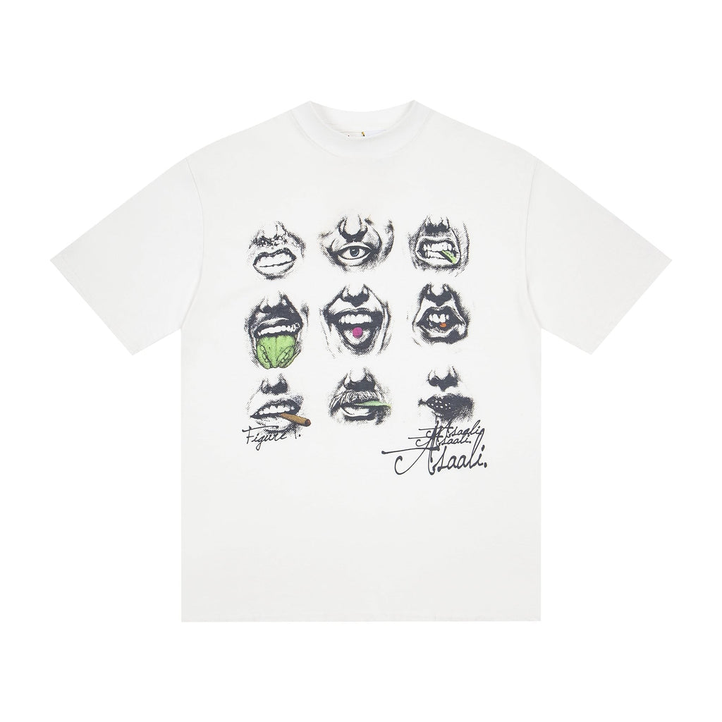 ASAALL Mouth & Eye Graphic Short-Sleeve T-Shirt ¡ª hero