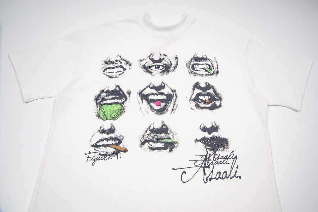ASAALL Mouth & Eye Graphic Short-Sleeve T-Shirt ¡ª front