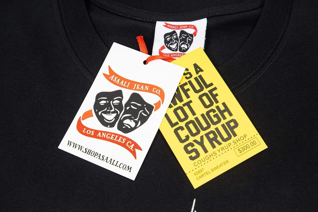 ASAALL Theatrical Mask Graphic T-Shirt ¡ª hang_tag