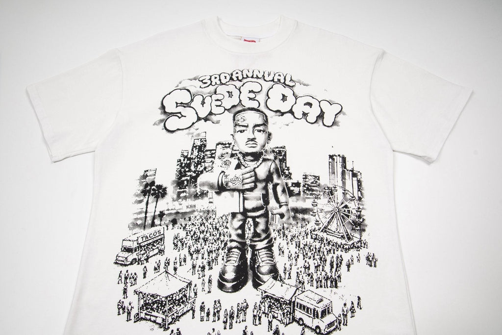 ASAALL White Black Front Graphic T-Shirt ¡ª front
