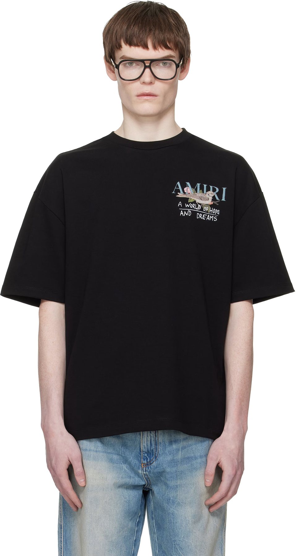 AMIRI Hope and Dreams Bird Graphic T-Shirt ¡ª context