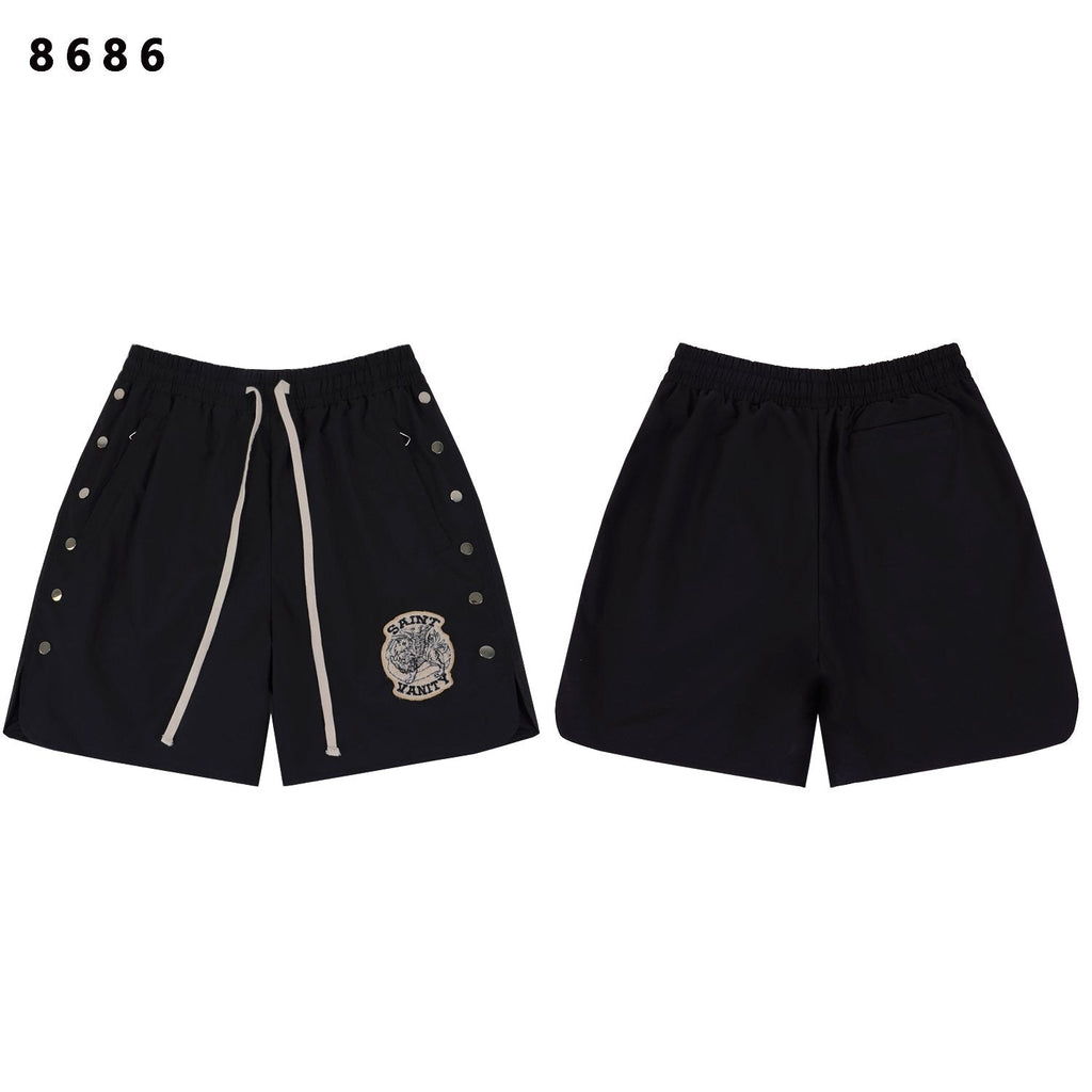 SAINT Vanity Embroidered Patch Shorts ¡ª hero