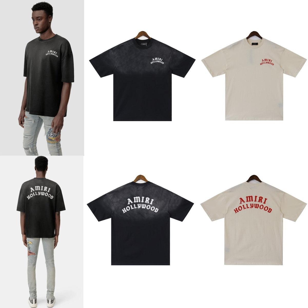 AMIRI Hollywood Graphic Short-Sleeve T-Shirt ¡ª context